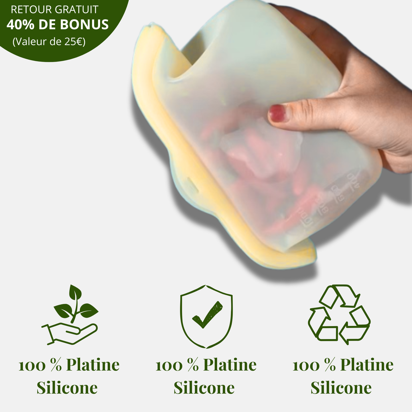 Sac silicone BYA
