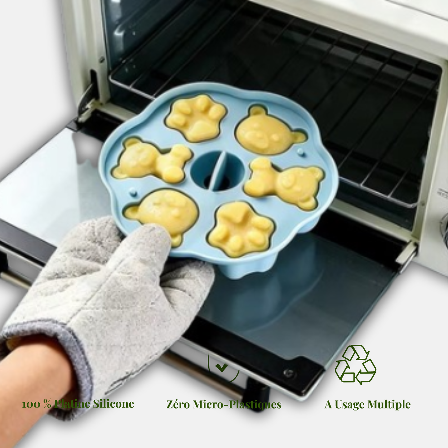 Moules à Muffins en Silicone
