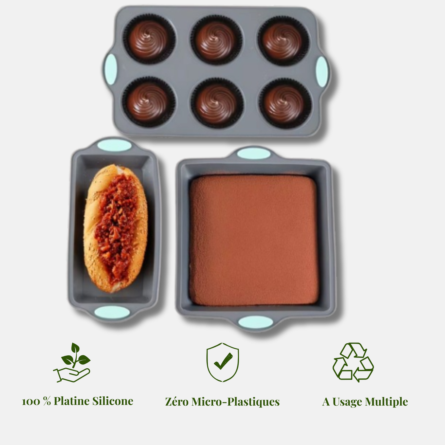 Moules à gateaux en Silicone