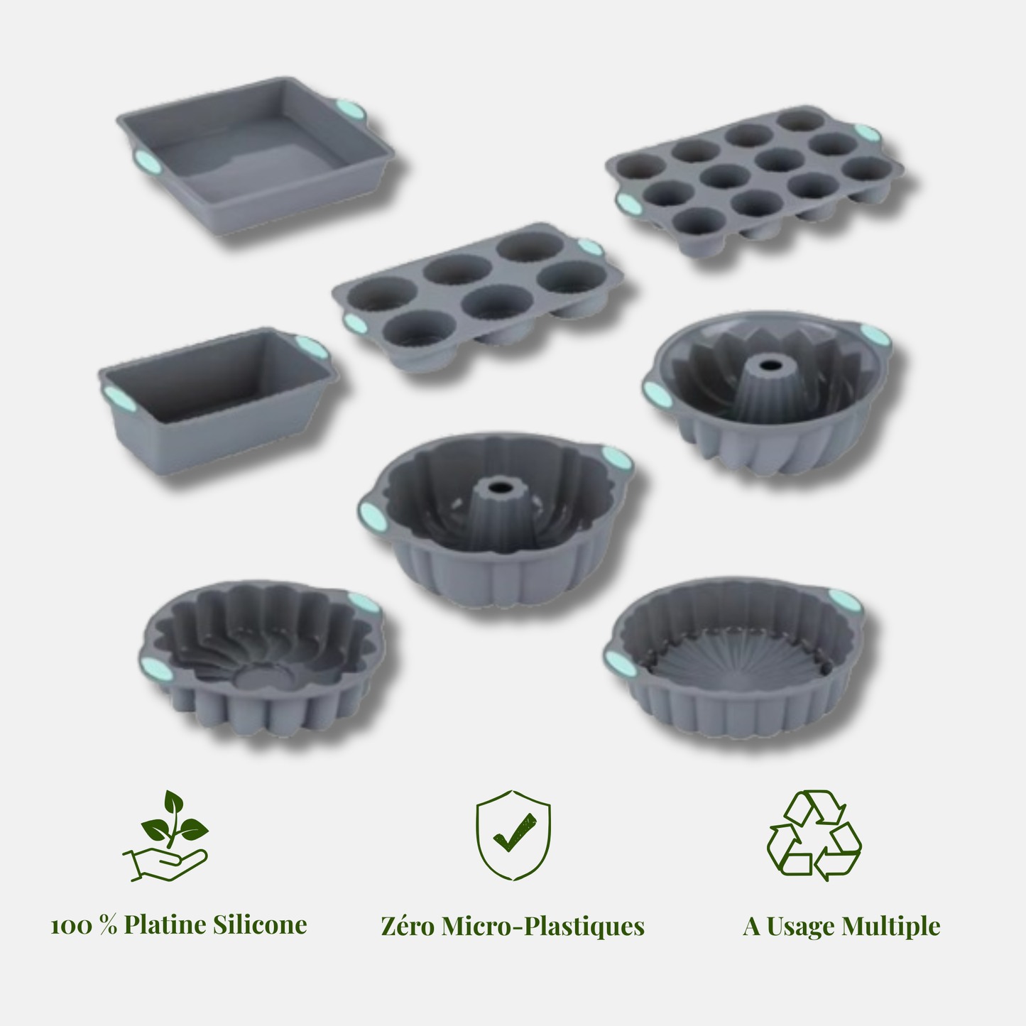 Moules à gateaux en Silicone