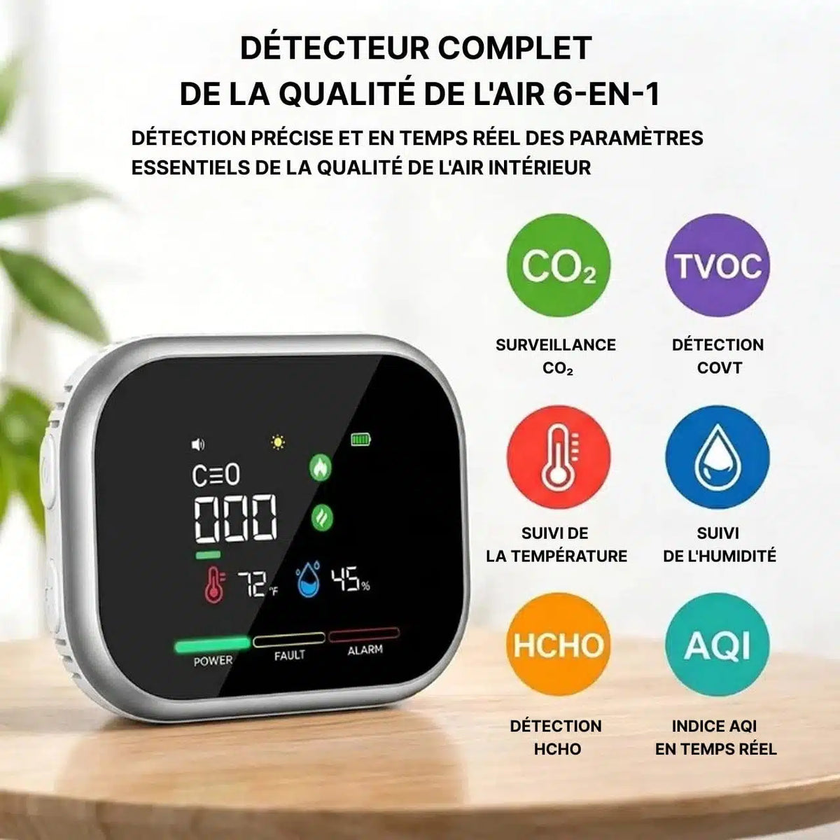 Détecteur Byanex 6-en-1