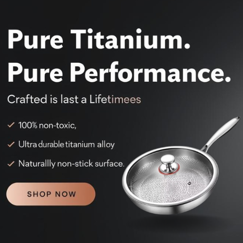 Pure Origin Titanium Frying Pan 2