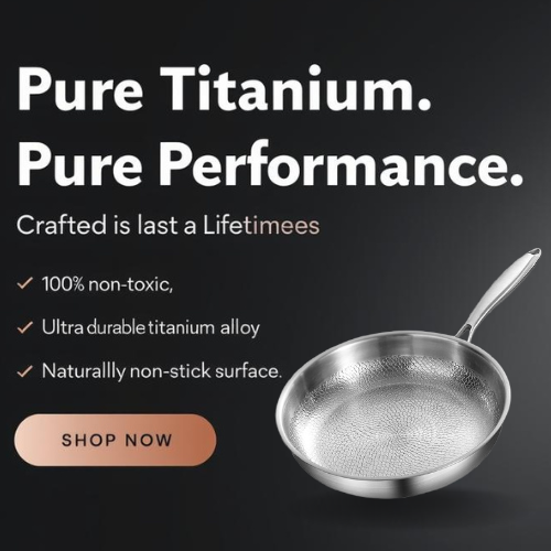 Pure Origin Titanium Frying Pan
